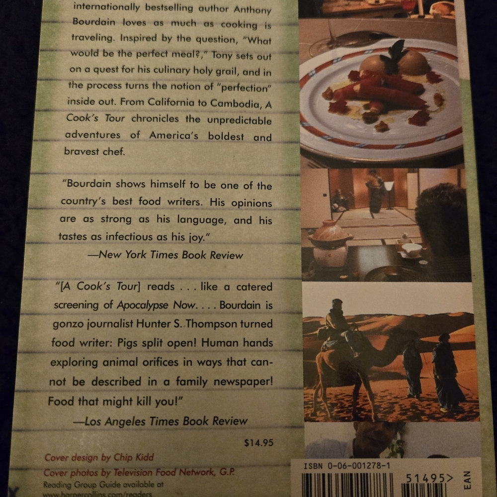 A Cook's Tour Paperback - Green Cover - Picture 2 of 3
